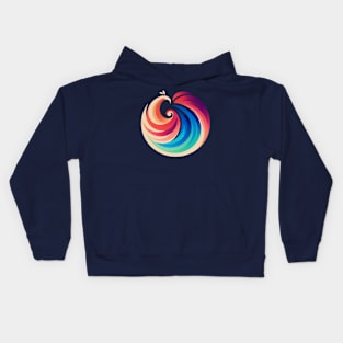 Peacock logodesign (alt) Kids Hoodie